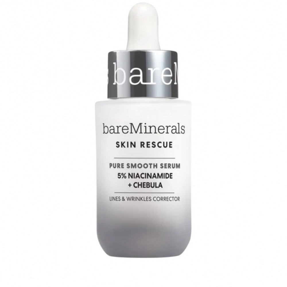 bareMinerals Skin Rescue Pure Smooth Serum 5% Niacinamide Chebula 1oz